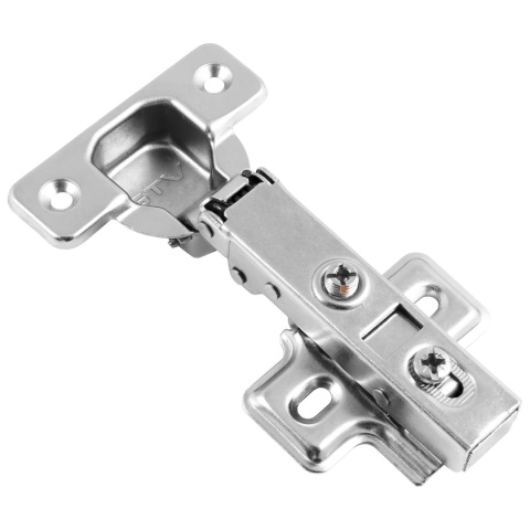 Zawias meblowy nakładany HIHC H-0 z samodociągiem bez euro CLIP-ON GTV