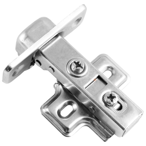 Zawias meblowy nakładany HIHC H-0 z samodociągiem bez euro CLIP-ON GTV