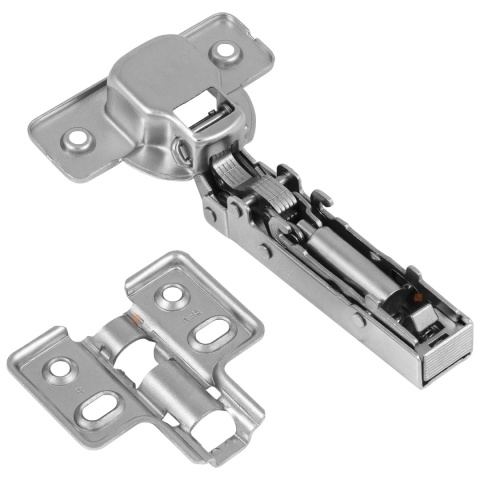 Zawias meblowy nakładany PRESTIGE z samodociągiem CLIP-ON GTV