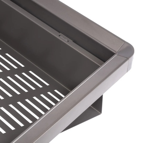 Zestaw wysuwanych szuflad na buty do garderoby Quartz 562 - 588 mm (M60) Emuca