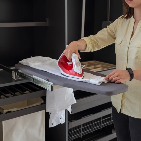 Deska do prasowania składana wyciągana Szara EMUCA