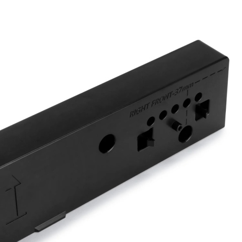 Listwa dystans do ramy HACK czarny EMUCA