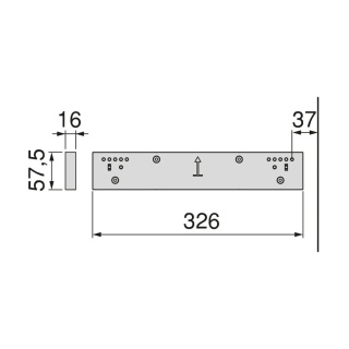 Listwa dystans do ramy QUARTZ tytanowy EMUCA