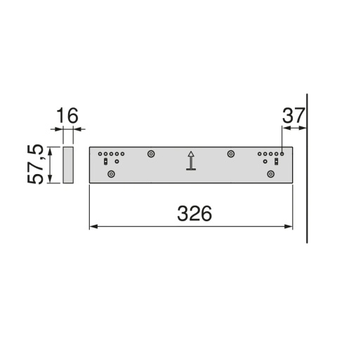 Listwa dystans do ramy QUARTZ tytanowy EMUCA