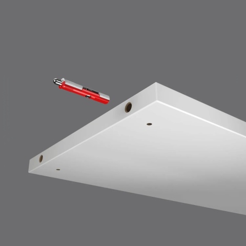 Niewidoczny wspornik podpórka półki drewnianej SIMPLY 3mm Emuca