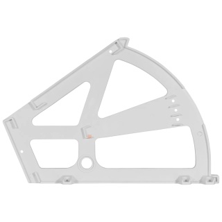 Obrotnica dwurzędowa zawias do szafki na buty biały LEBA