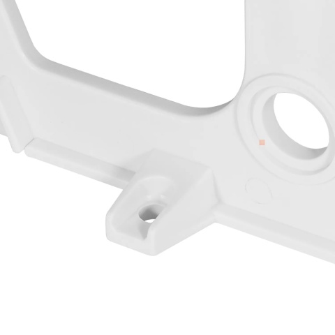 Obrotnica dwurzędowa zawias do szafki na buty biały LEBA