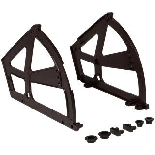 Obrotnica dwurzędowa zawias do szafki na buty brązowy LEBA