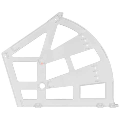 Obrotnica trzyrzędowa zawias do szafki na buty biały LEBA
