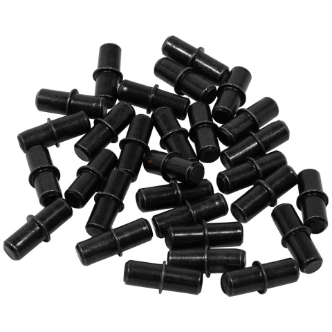 Podpórka metalowa meblowa do półki fi 5mm 100 sztuk Czarna