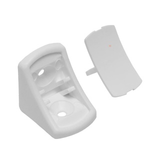 Podpórka plastikowa Komandorka Złączka do półki 100 szt Biała