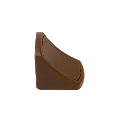 Podpórka plastikowa Komandorka Złączka do półki 100 szt Jasny brąz