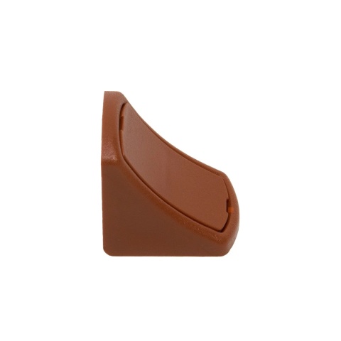 Podpórka plastikowa Komandorka Złączka do półki 100 szt Mahoń