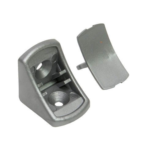 Podpórka plastikowa Komandorka Złączka do półki 100 szt Metalik