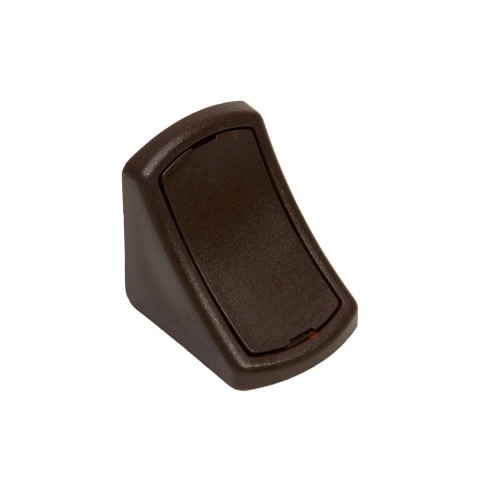 Podpórka plastikowa Komandorka Złączka do półki Ciemny brąz