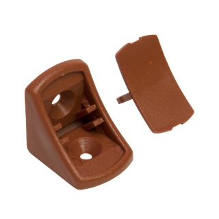 Podpórka plastikowa Komandorka Złączka do półki Mahoń