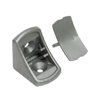 Podpórka plastikowa Komandorka Złączka do półki Metalik