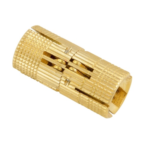 Zawias cylindryczny do stołu fi 12mm Mosiądz GTV