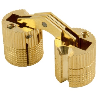 Zawias cylindryczny do stołu fi 14mm Mosiądz GTV