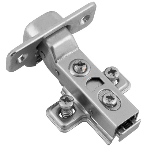 Zawias meblowy Hydrauliczny bliźniaczy AGV + Prowadnik H-0 CLIP-ON AMIX