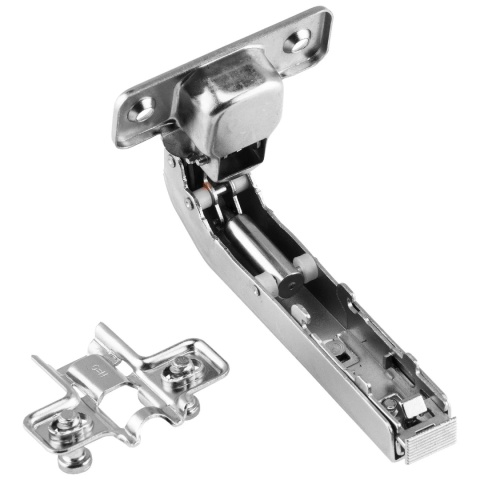 Zawias meblowy Hydrauliczny równoległy AGV + Prowadnik H-0 CLIP-ON AMIX