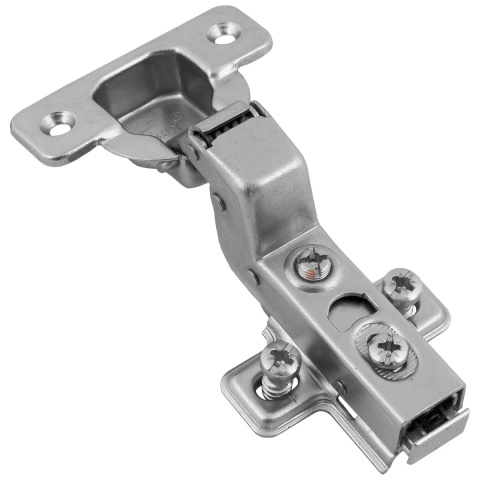Zawias meblowy Hydrauliczny wpuszczany AGV + Prowadnik H-0 CLIP-ON AMIX