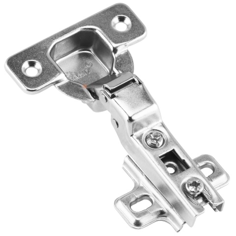 Zawias meblowy bliźniaczy AGV 110° + Prowadnik H-0 AMIX