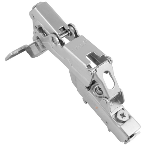 Zawias meblowy kątowy 165° bliźniaczy X91N Nikiel EMUCA