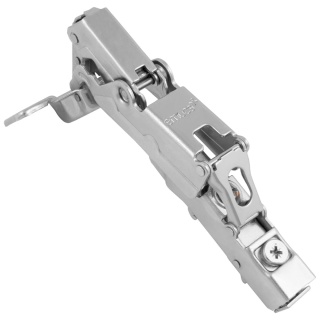 Zawias meblowy kątowy 165° nakładany X91N Nikiel EMUCA