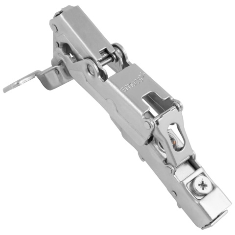 Zawias meblowy kątowy 165° nakładany X91N Nikiel EMUCA