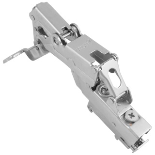 Zawias meblowy kątowy 165° wpuszczany X91N Nikiel EMUCA