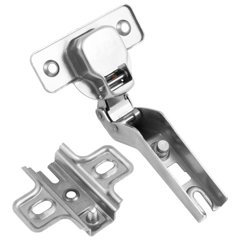 Zawias meblowy kątowy 30° KT + Prowadnik H-2 GTV