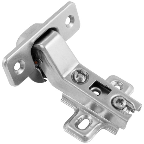 Zawias meblowy kątowy 30° KT + Prowadnik H-2 GTV