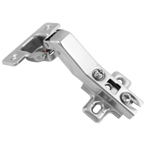 Zawias meblowy kątowy 45° KT + Prowadnik H-2 GTV