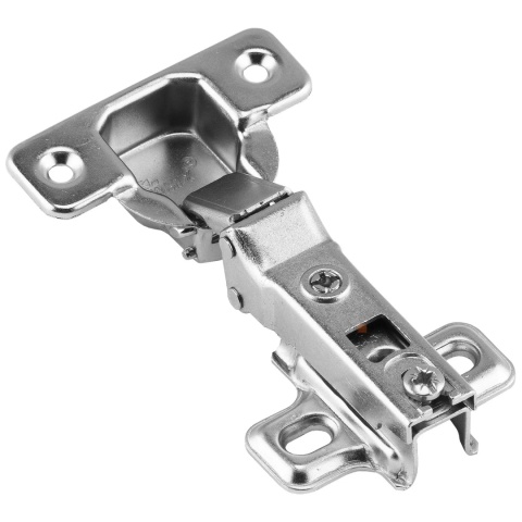 Zawias meblowy kątowy AGV minus 30° + Prowadnik H-4 AMIX