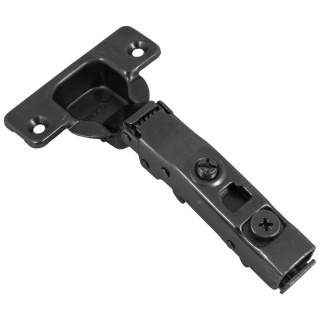 Zawias meblowy nakładany X91 samodomyk Czarny EMUCA