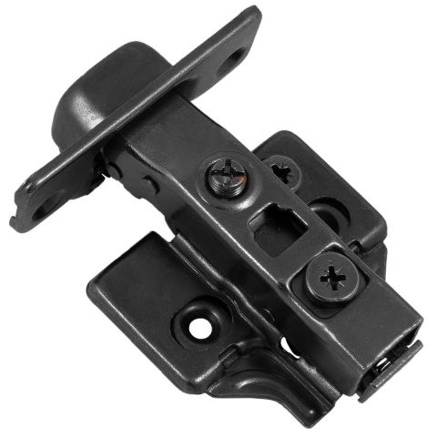 Zawias meblowy nakładany X91 samodomyk Czarny EMUCA