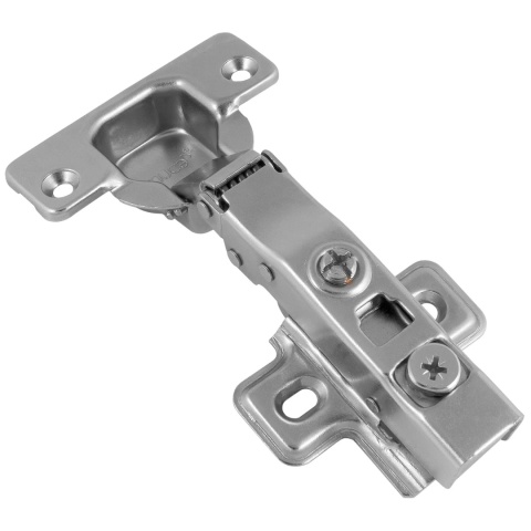 Zawias meblowy nakładany X91 samodomyk Nikiel EMUCA