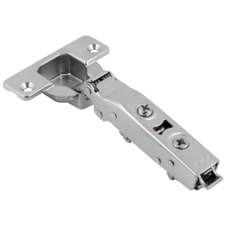 Zawias meblowy nakładany X91R samodomyk Nikiel EMUCA