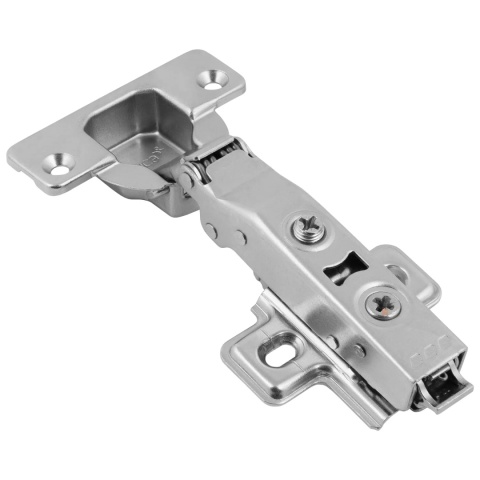 Zawias meblowy nakładany X91R samodomyk Nikiel EMUCA