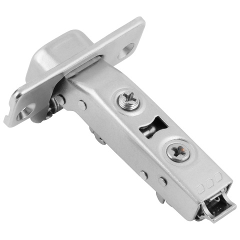 Zawias meblowy nakładany X91R samodomyk Nikiel EMUCA