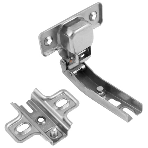 Zawias meblowy równoległy KT 90° + Prowadnik H-2 GTV