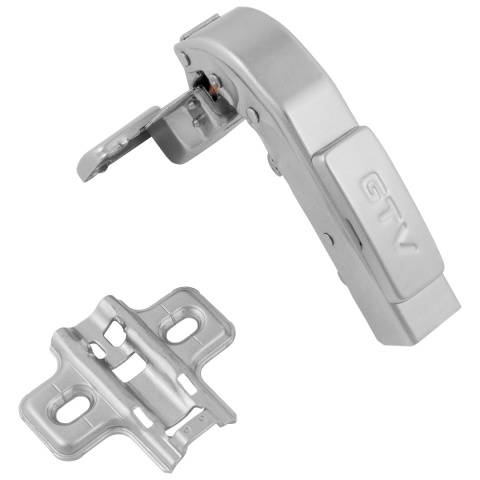 Zawias meblowy równoległy PRESTIGE z samodociągiem CLIP-ON GTV