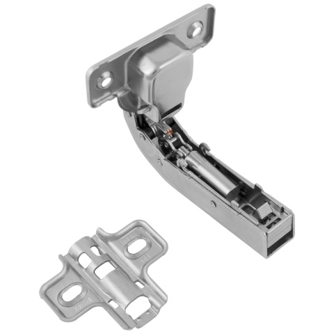 Zawias meblowy równoległy PRESTIGE z samodociągiem CLIP-ON GTV