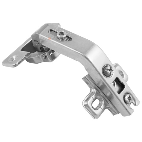 Zawias meblowy uzupełniający 135° KT + Prowadnik H-0 GTV