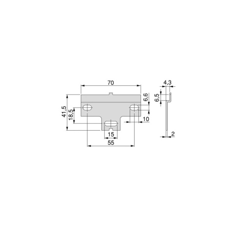 Zawieszka meblowa Levelup 1 z systemem anty przechyleniowym L+P Emuca