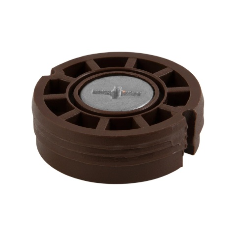 Zawieszka meblowa mimośrodowa regulowana fi 35mm Brązowa