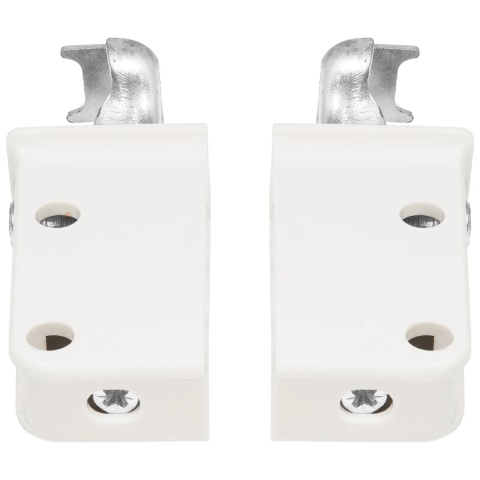 Zawieszka meblowa regulowana Hover L+P Biała + szyna EMUCA