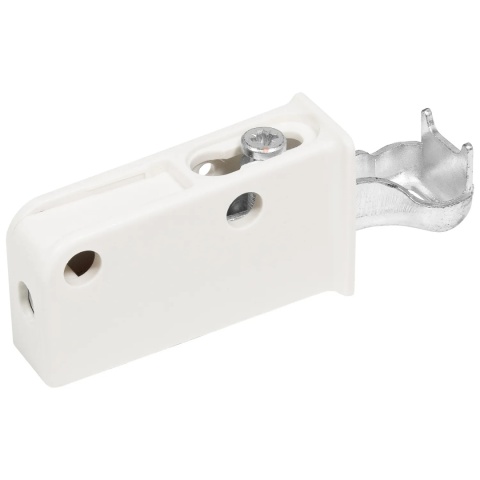 Zawieszka meblowa regulowana Hover L+P Biała + szyna EMUCA