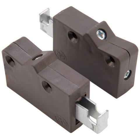 Zawieszka meblowa regulowana ZUW02 wąska Brązowa AMIX